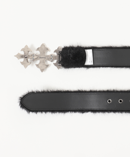 SUPPLIER（サプライヤー） ベルト 別注 Fur Triple Cross Buckle Belt