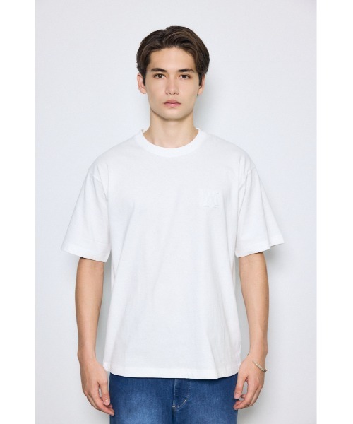AZUL BY MOUSSY（アズールバイマウジー） tシャツ ブラシ刺繍半袖TEE