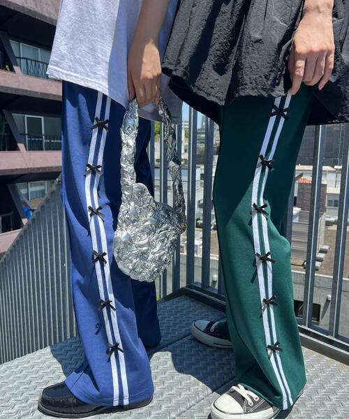 「WC」 ブーツカットパンツ FREE ブラック レディース_画像2