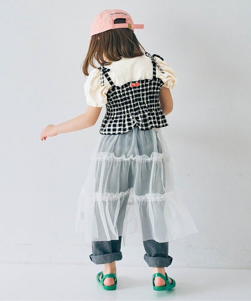 「p.premier」 「KIDS」半袖カットソー 130 レッド キッズ_画像3