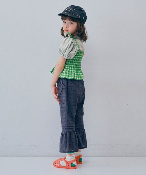 「p.premier」 「KIDS」半袖カットソー 130 レッド キッズ_画像5