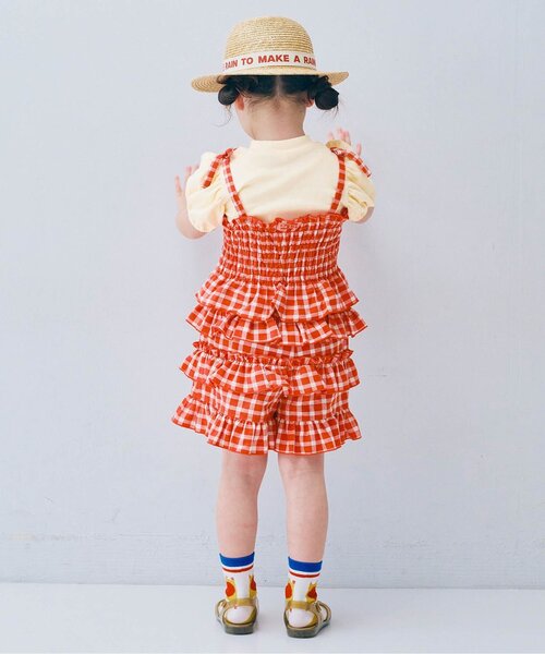 「p.premier」 「KIDS」半袖カットソー 130 レッド キッズ_画像9