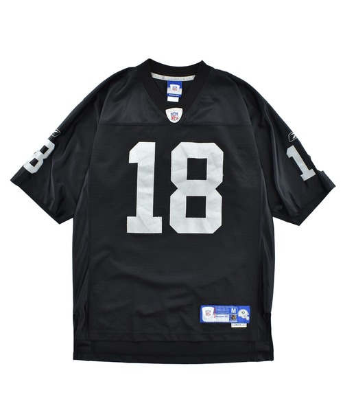 【期間限定出品】NFLレイダース 刺繍ゲームシャツ XLサイズ リーボック Reebok（リーボック） tシャツ 「USED」Reebok “NFL Las Vegas Raiders