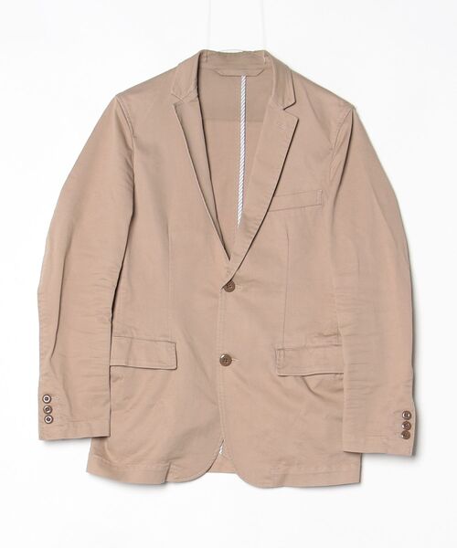 BEAMS テーラードジャケット ベージュ リネン混 BEAMS（ビームス） テーラードジャケット SMALL ベージュ メンズ