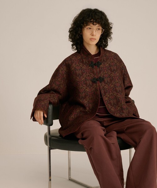 H beauty & youth 古着　チャイナコート BEAUTY＆YOUTH UNITED ARROWS コート アウター チャイナボタン