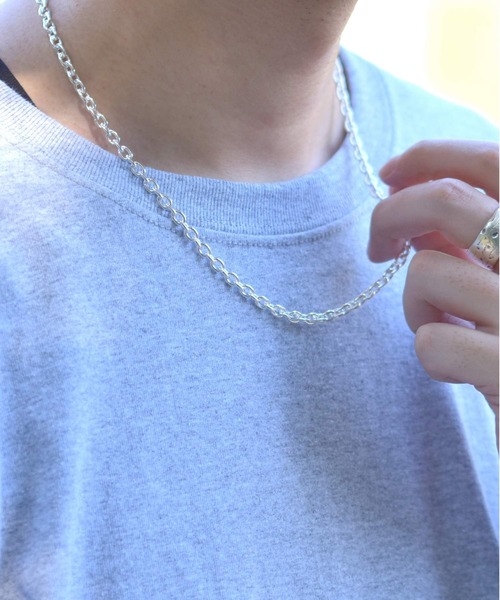 ネックレス “BASIC”ラージシルバーチェーンネックレス/シルバー925「LION HEART / ライオンハート」 メンズ レディースの画像