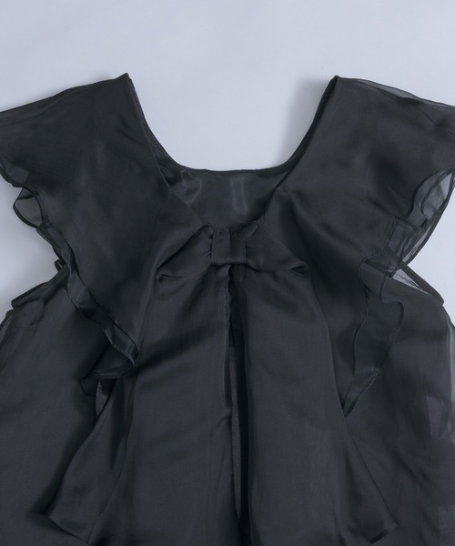 J1U by LA BELLE ETUDE ブラウス シャツ BIGリボンモチーフTOPS 