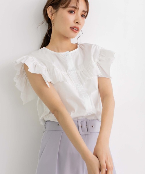 fifth シャツ ブラウス フリルデザインブラウス : ZOZOTOWN