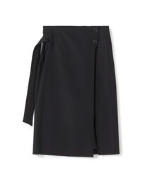 Bacca スカート BACCA スカート ポリエステルレーヨン ラップロングスカート