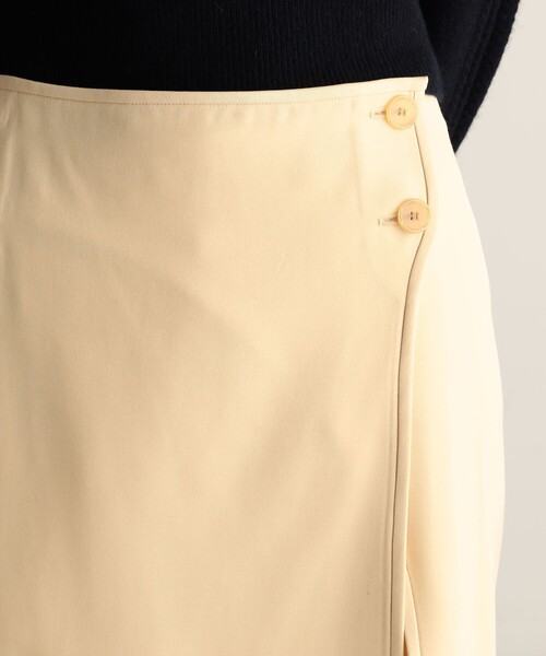 BACCA（バッカ） スカート ウールレーヨンツイル オーバースカート