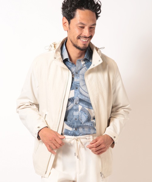 MEN'S BIGI（メンズビギ） ブルゾン アウター シャドーチェックドビー