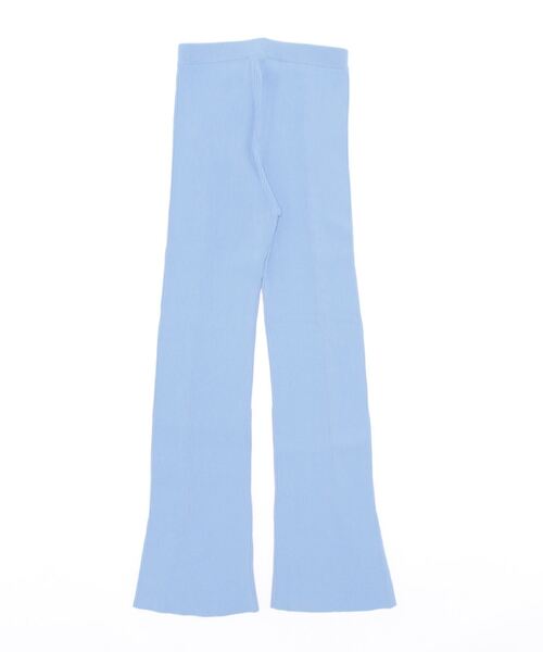パンツ soduk/スドーク/colored stitch slit knit trousers