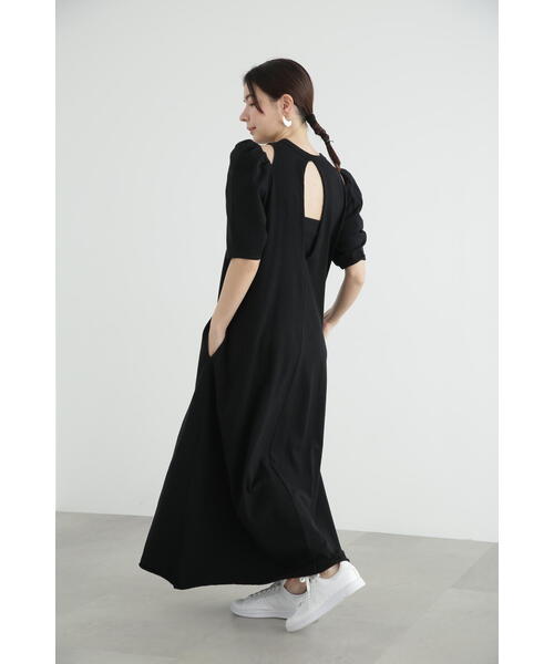 【JILL by JILLSTUART】 ◆ボウショルダーワンピース JILL by JILL STUART（ジルバイジルスチュアート）の「◇ボウ