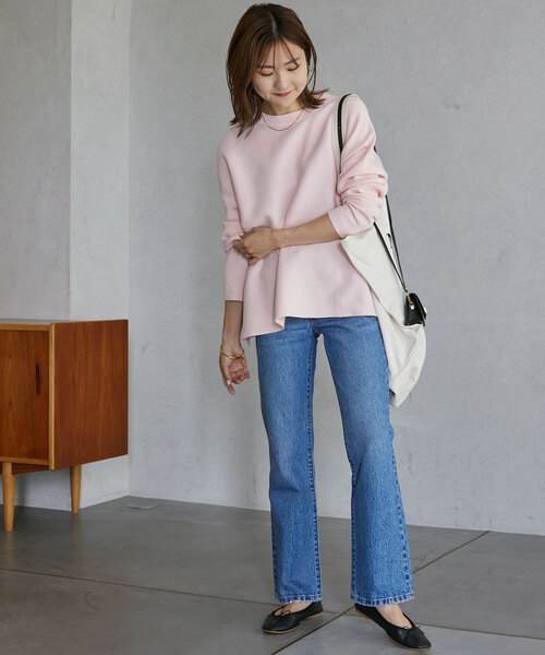 SLOBE IENA（スローブイエナ） ニット 「追加」コットンダブルフェイス