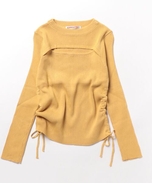 リナ NinaetLina ニット セーター 胸開きニットトップス レディース