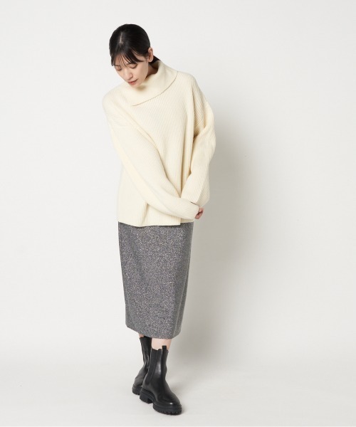 スカート HELIOPOLE GLITTER JERSEY TIGHT SKIRT GLITTER JERSEY TIGHT SKIRT｜HELIOPOLE｜HÉLIOPÔLE（エリオ