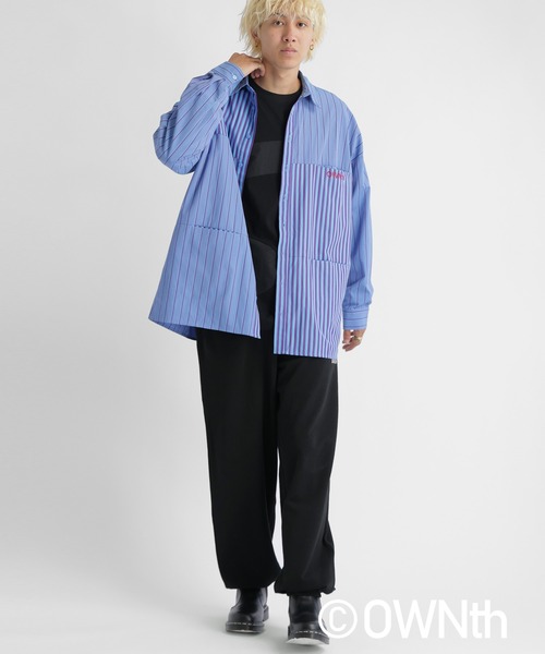 ストライプオーバーシャツ ストライプ オーバーシャツ | TrueMi