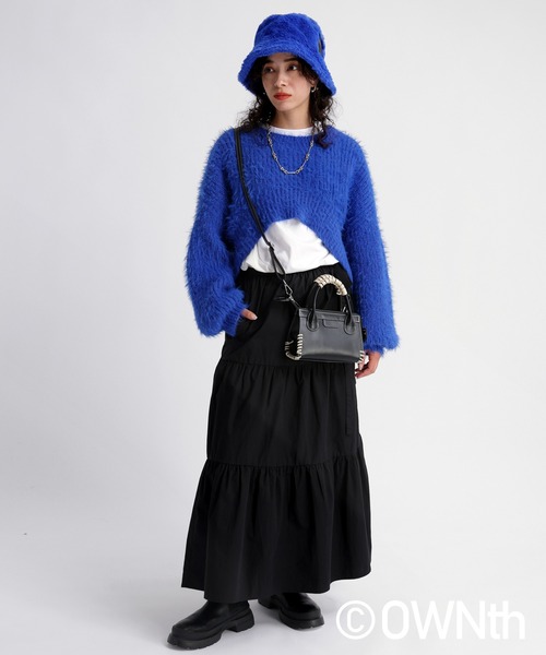 ⑥foxey ニットトップス OWNth ニット セーター シャギーショートニットトップス