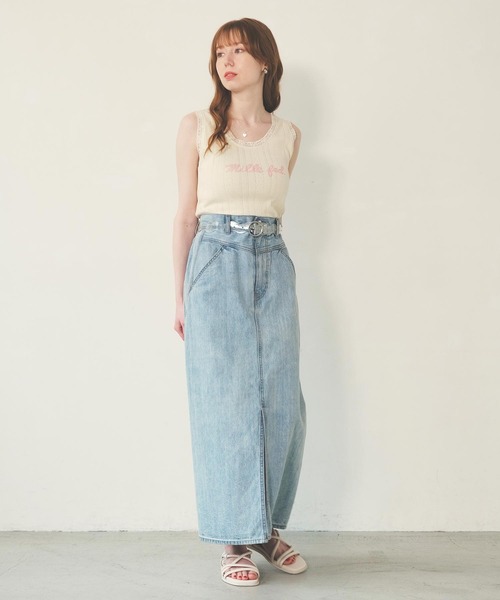 MILKFED. デニムスカート DENIM LONG SKIRT : ZOZOTOWN Yahoo!店