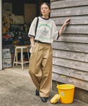 tシャツ 半袖 リンガー サマーバケーショング...の詳細画像5