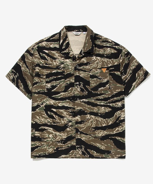 rehacer（レアセル） シャツ : Tiger Camo Wide S/S Shirt / タイガー