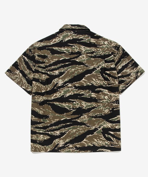 rehacer（レアセル） シャツ : Tiger Camo Wide S/S Shirt / タイガー 