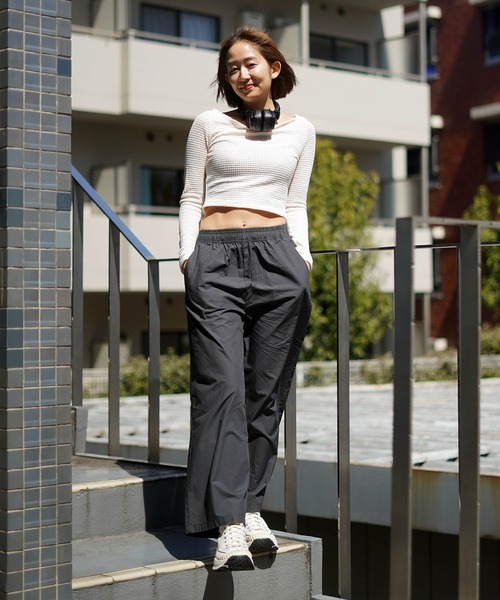 DICKIES / ボトム/--/コットン/KHK/無地 Dickies（ディッキーズ） パンツ コットンワイドイージーパンツ