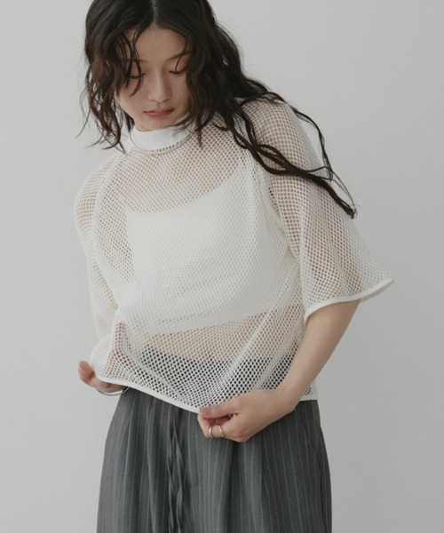 Aunt Marie's（アントマリーズ） tシャツ 2WAYメッシュクロップド