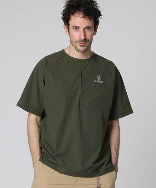 Psycho Bunny tシャツ WILD THINGS × コラボ ベースクルー Tシャツ 