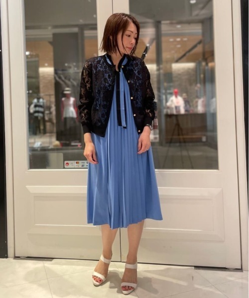 今シーズン新作】[URBAN PRECIOUS] プリーツワンピース 