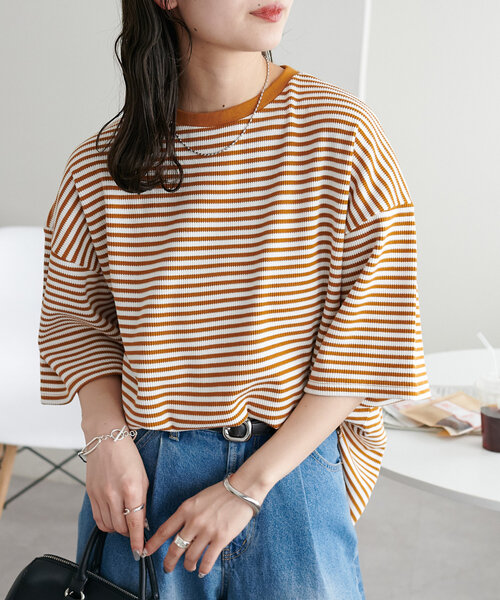 Discoat（ディスコート） tシャツ 「24色展開」ワッフル半袖Tシャツ