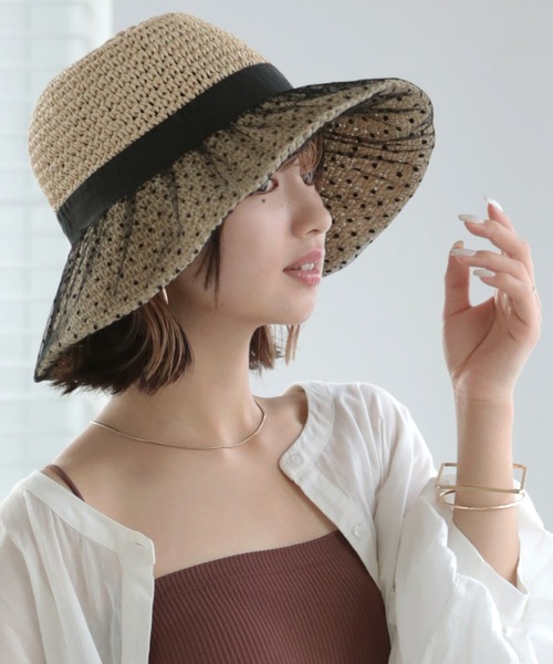 Little＆More 帽子 ハット 麦わら帽子 レディース : ZOZOTOWN