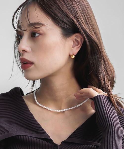 abaskdesign（アバスクデザイン） ネックレス 淡水パールネックレス