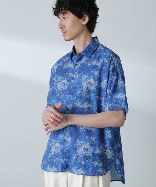 シャツ ナノ様 シアーストライプオーバーサイズロングシャツ(セットアップ可