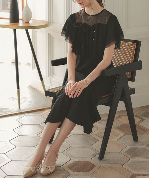Dorry Doll ドレス パールラッフルドレス : ZOZOTOWN Yahoo!店