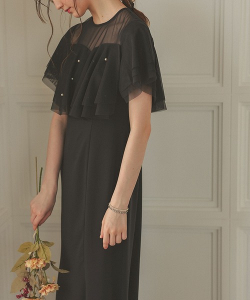 Dorry Doll ドレス パールラッフルドレス : ZOZOTOWN Yahoo!店