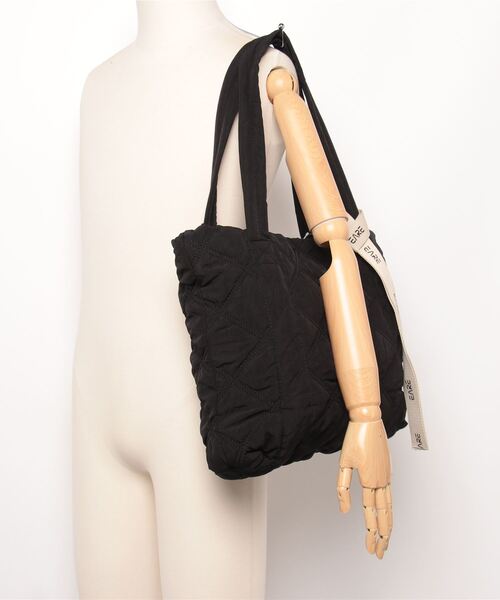 黒いキルティングバッグ Gready Brilliant【竹下 玲奈select item】PUキルティングトート