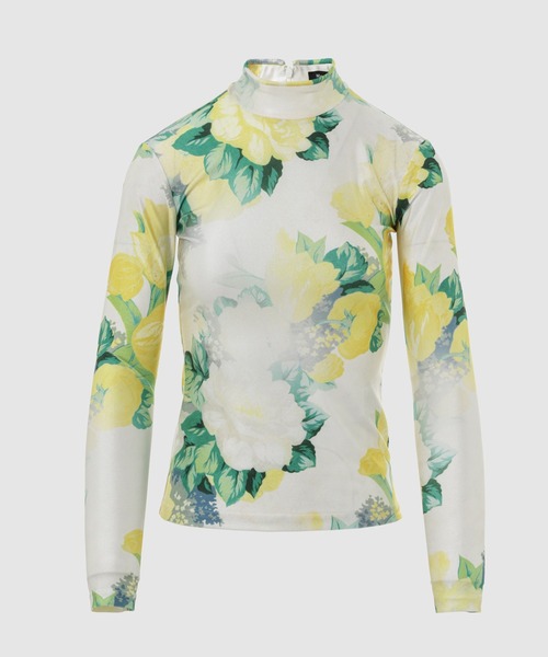 tシャツ TURTLE NECK LONG SLEEVES W/ PIPING レディース