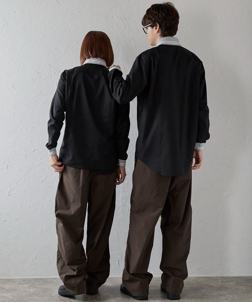 etre pret ブラウス シャツ ユニセックスリブシャツ レディース