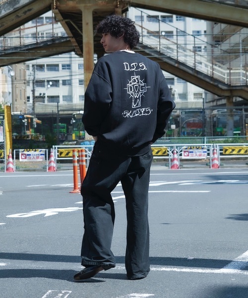 DOGTOWN トレーナー スウェット DTS SKATES CREW SWEAT/ドッグタウン 
