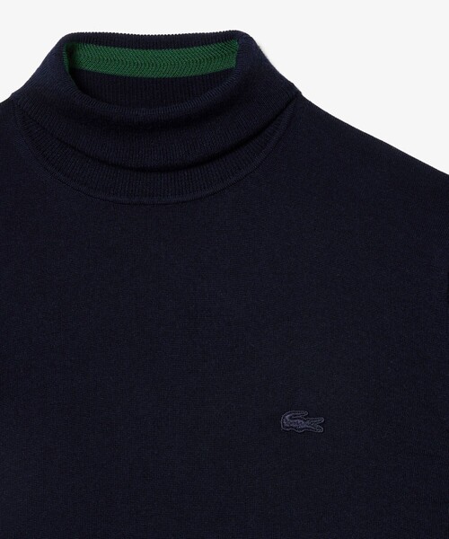 LACOSTE（ラコステ） メリノウールタートルネックセーター メンズ