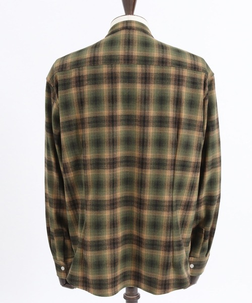 felkod（フィルコッド） シャツ ms5832-Flannel Check Band Collar