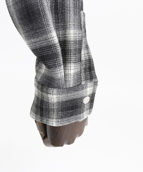 felkod（フィルコッド） シャツ ms5832-Flannel Check Band Collar
