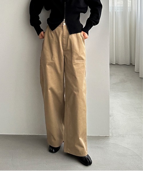 feepur マルチサイズ パンツ ワイドペインターパンツ レディース