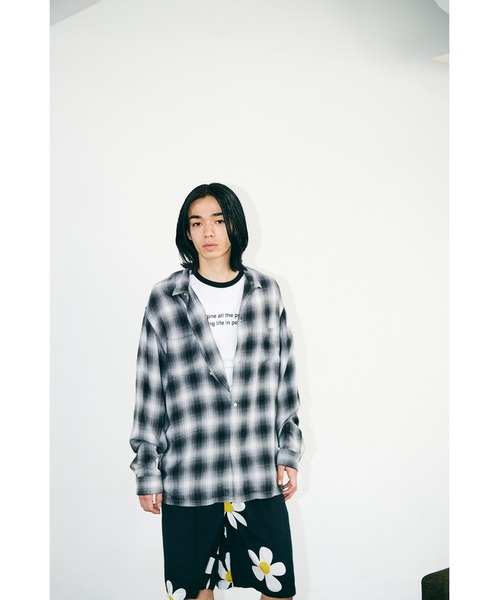 TOWNCRAFT（タウンクラフト） シャツ 60S LOOP COLLAR SHIRT オンブレ