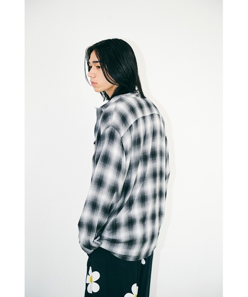 TOWNCRAFT（タウンクラフト） シャツ 60S LOOP COLLAR SHIRT オンブレ