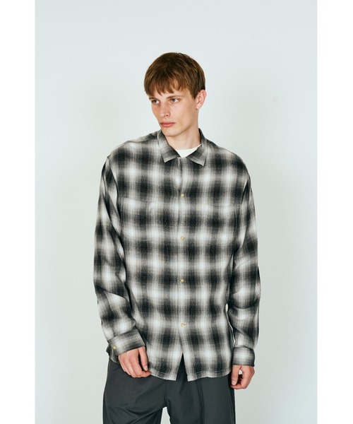TOWNCRAFT（タウンクラフト） シャツ 60S LOOP COLLAR SHIRT オンブレ