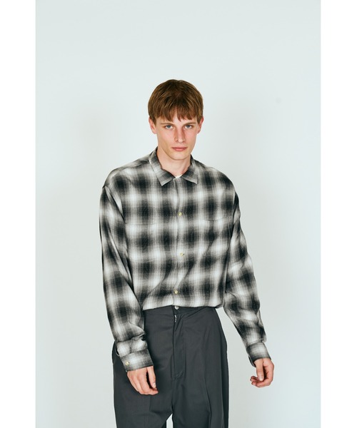 TOWNCRAFT（タウンクラフト） シャツ 60S LOOP COLLAR SHIRT オンブレ