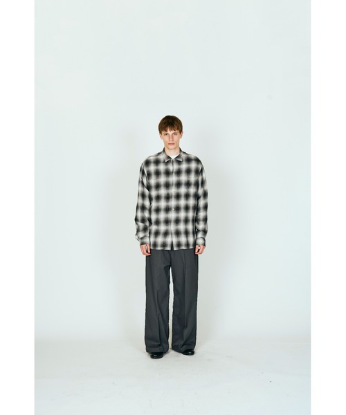 WAIPER×TOWN CRAFT 60's オンブレ ループカラーシャツ TOWNCRAFT（タウンクラフト） シャツ 60S LOOP COLLAR SHIRT オンブレ