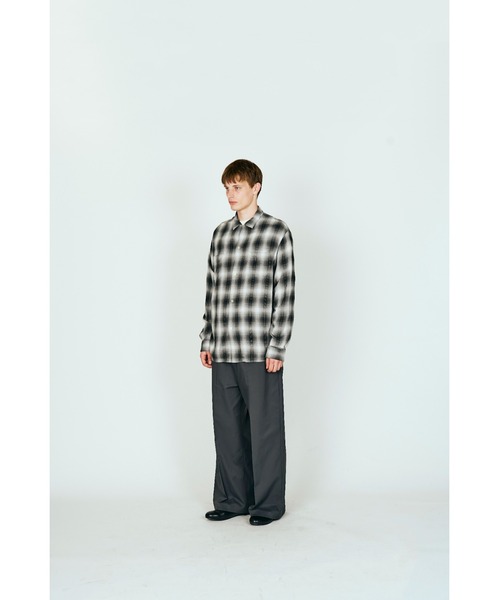 TOWNCRAFT（タウンクラフト） シャツ 60S LOOP COLLAR SHIRT オンブレ